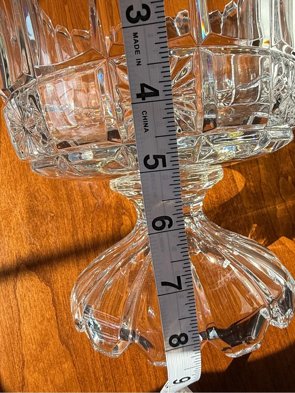 Vintage Shannon Crystal by Godinger Pedestal Bowl - 24% Lead Crystal